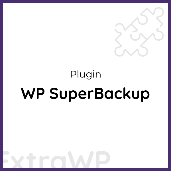 WP SuperBackup