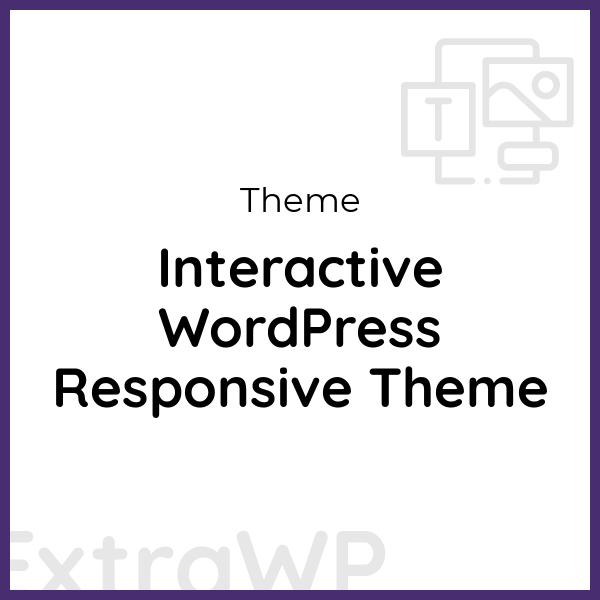 Interactive WordPress Responsive Theme