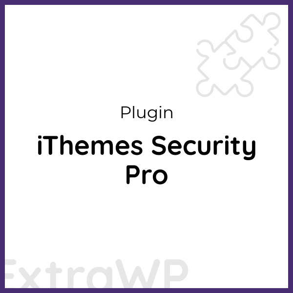 iThemes Security Pro