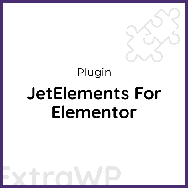 JetElements For Elementor