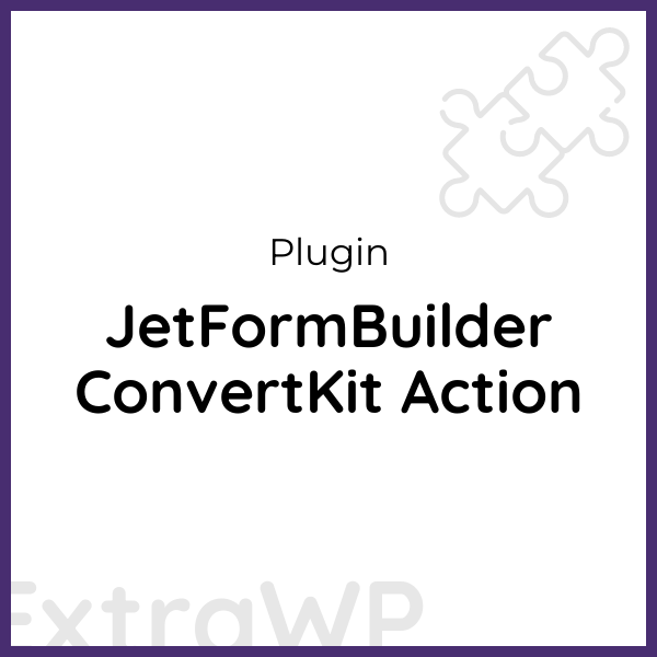 JetFormBuilder ConvertKit Action