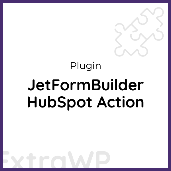 JetFormBuilder HubSpot Action