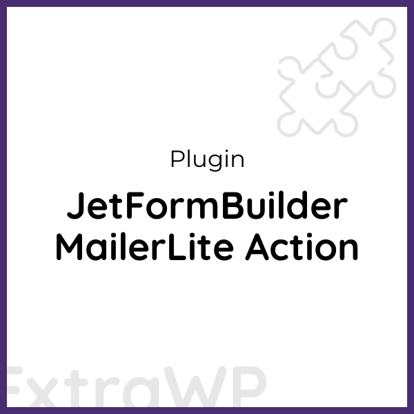 JetFormBuilder MailerLite Action