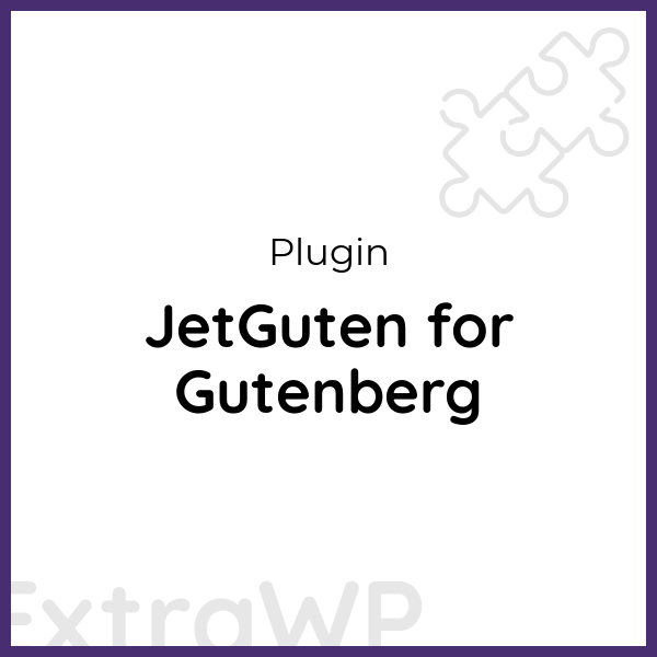 JetGuten for Gutenberg