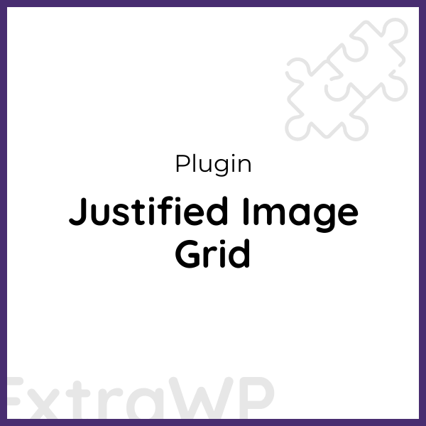 Justified Image Grid