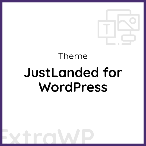 JustLanded for WordPress