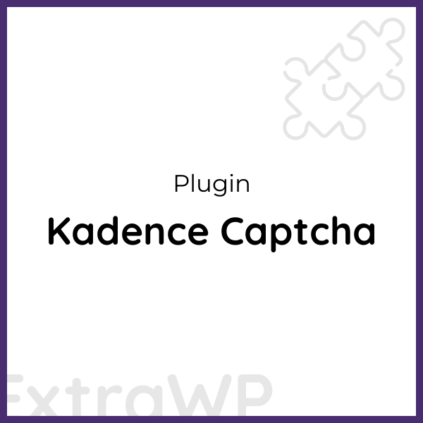 Kadence Captcha