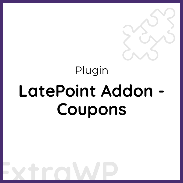 LatePoint Addon - Coupons