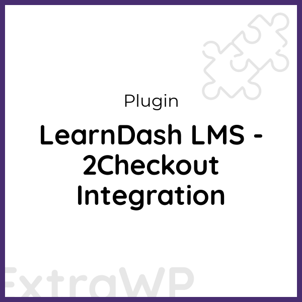 LearnDash LMS - 2Checkout Integration