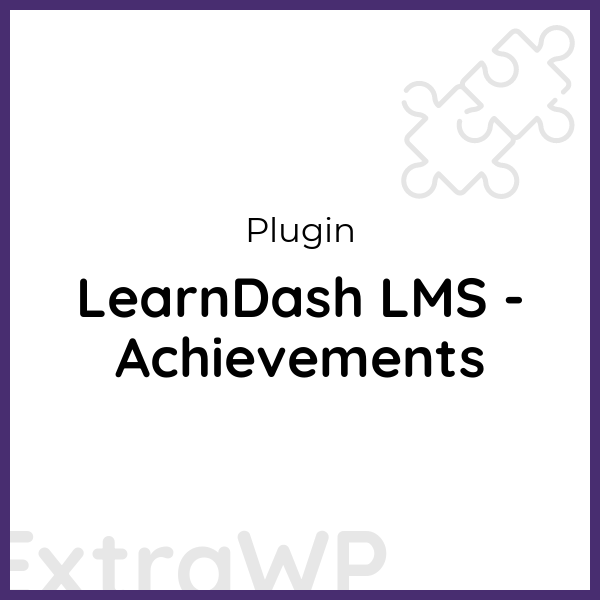 LearnDash LMS - Achievements