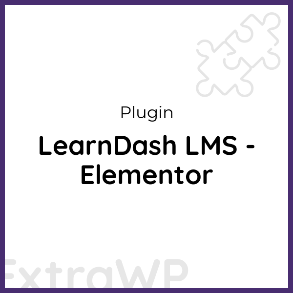 LearnDash LMS - Elementor