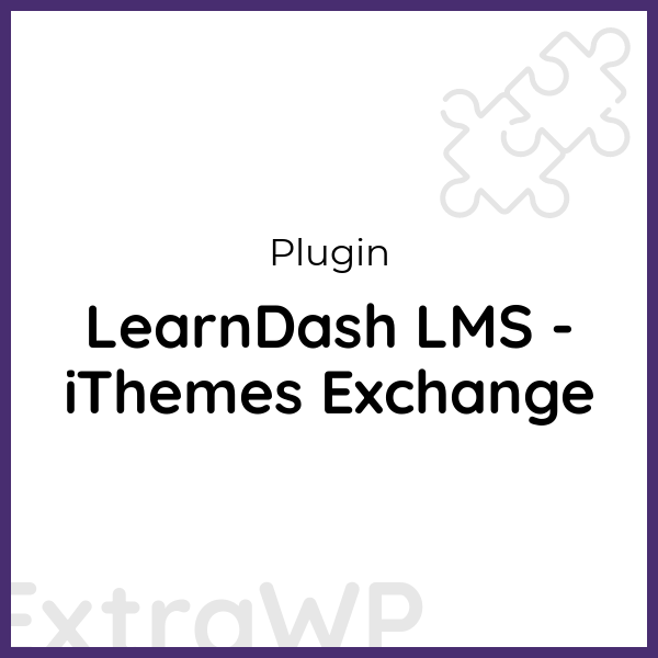 LearnDash LMS - iThemes Exchange