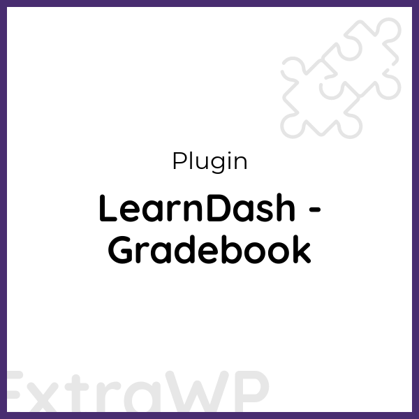 LearnDash - Gradebook