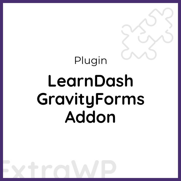 LearnDash GravityForms Addon