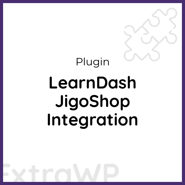 LearnDash JigoShop Integration