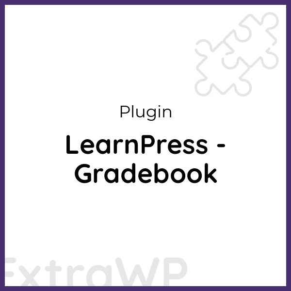 LearnPress - Gradebook