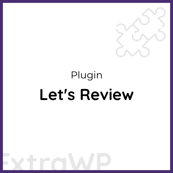 Let's Review
