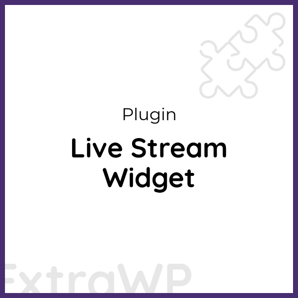 Live Stream Widget