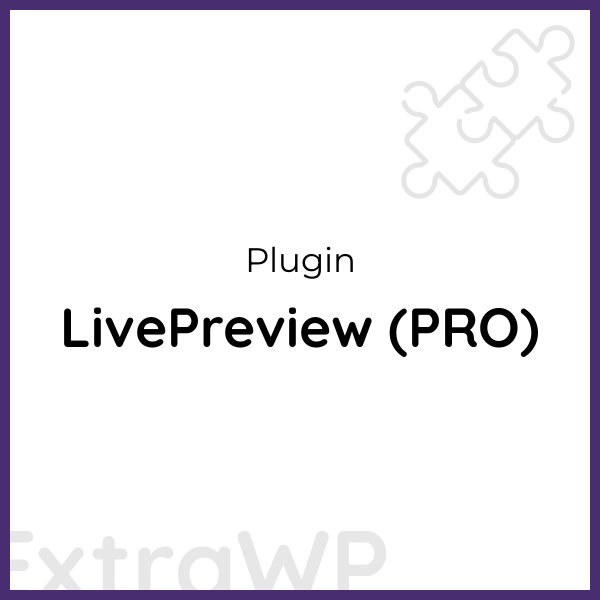 LivePreview (PRO)