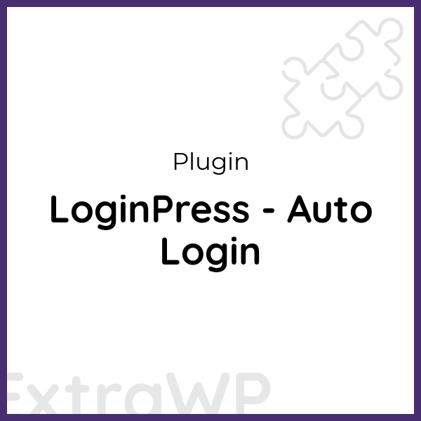 LoginPress - Auto Login