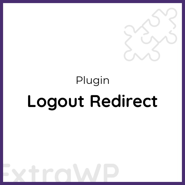 Logout Redirect