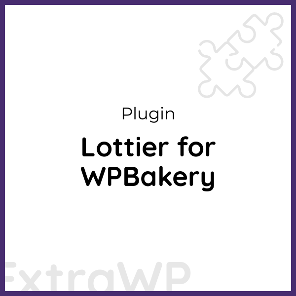 Lottier for WPBakery