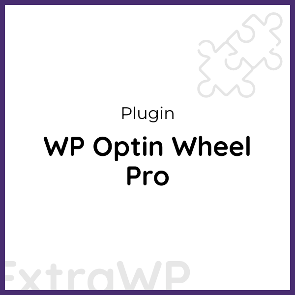 WP Optin Wheel Pro