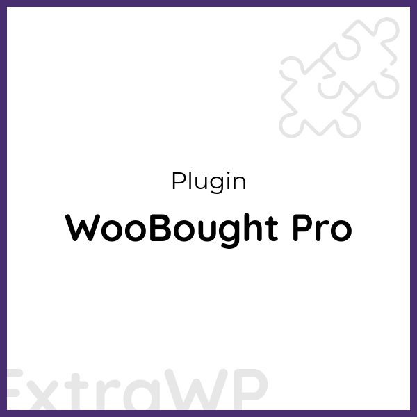 WooBought Pro