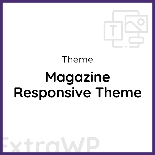 Magazine Responsive Theme