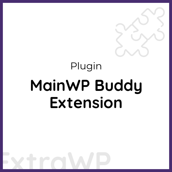 MainWP Buddy Extension