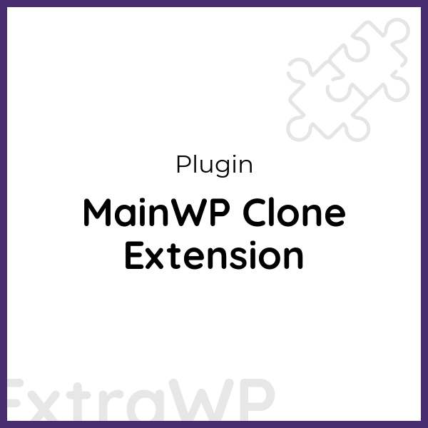 MainWP Clone Extension