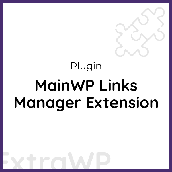 MainWP Links Manager Extension