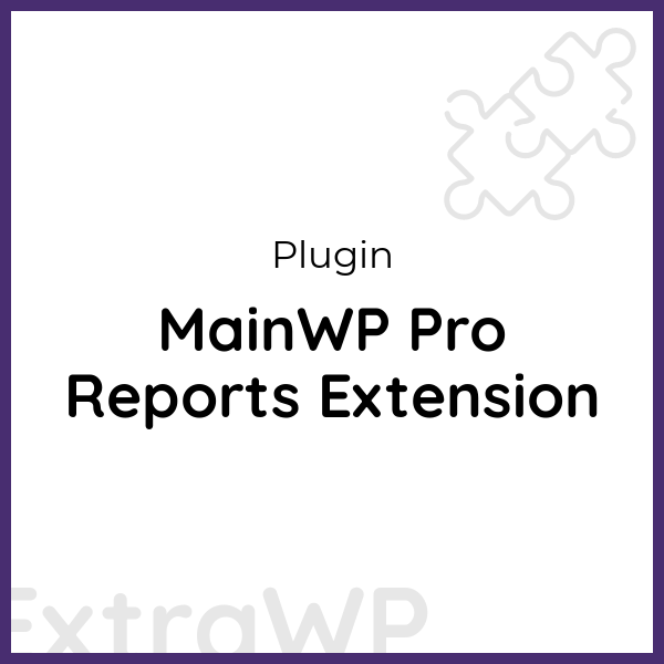 MainWP Pro Reports Extension