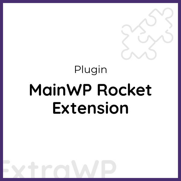 MainWP Rocket Extension