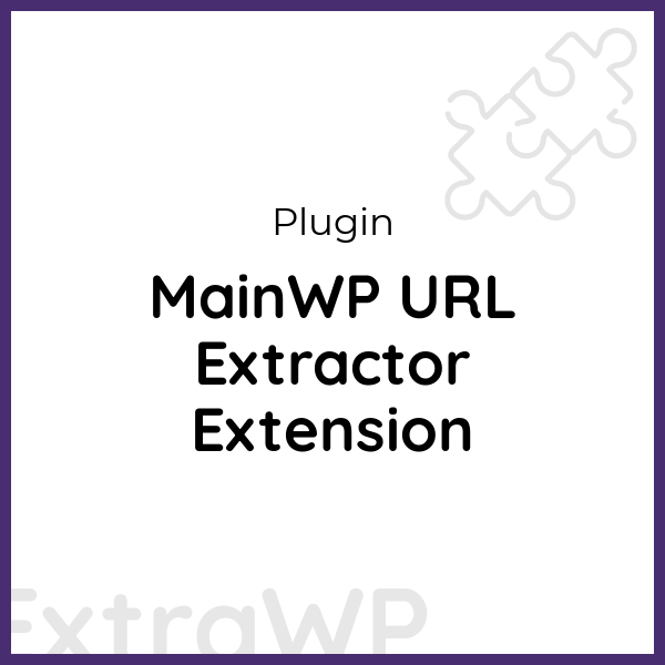 MainWP URL Extractor Extension