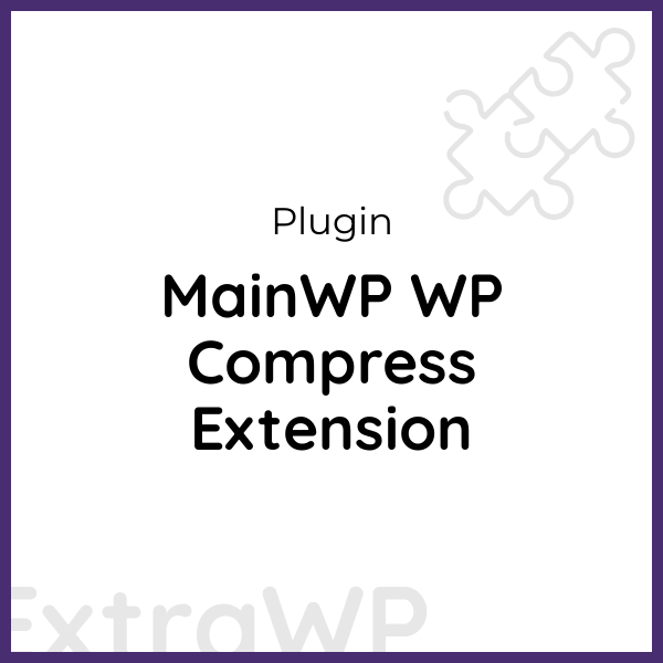 MainWP WP Compress Extension