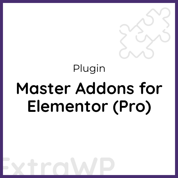 Master Addons for Elementor (Pro)