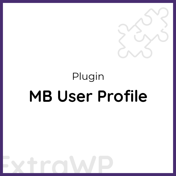 MB User Profile