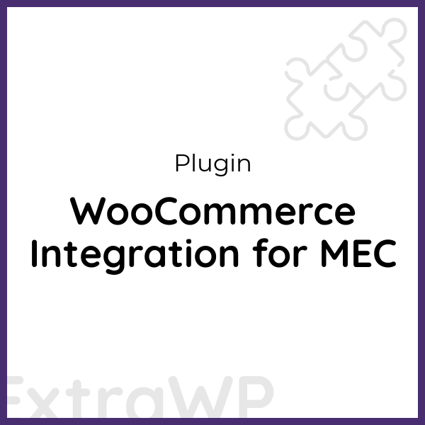 WooCommerce Integration for MEC