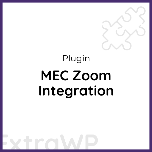 MEC Zoom Integration