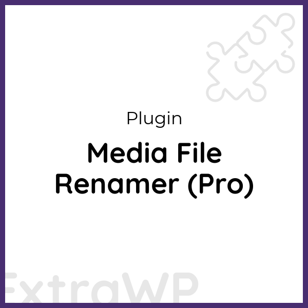Media File Renamer (Pro)