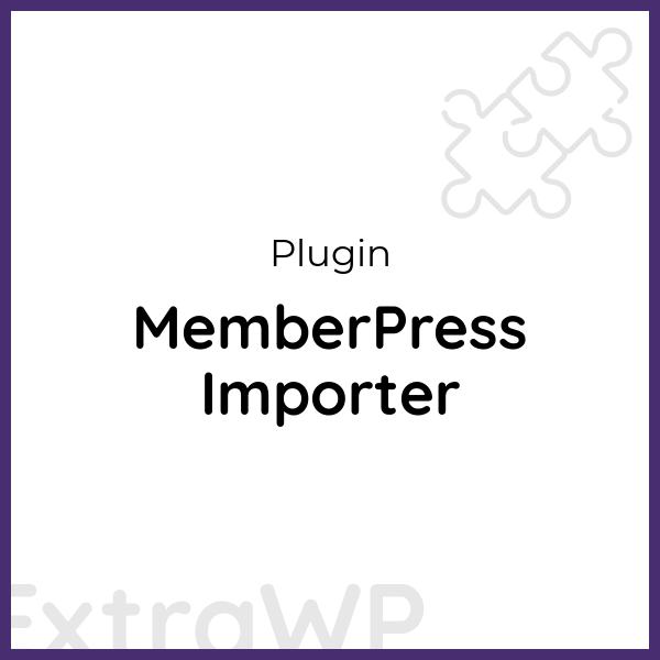 MemberPress Importer