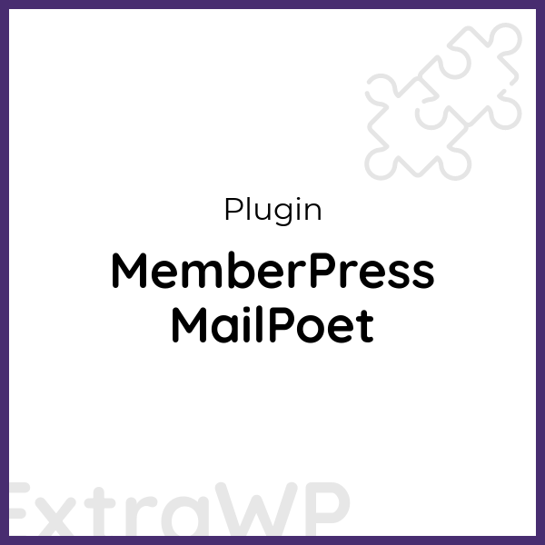 MemberPress MailPoet