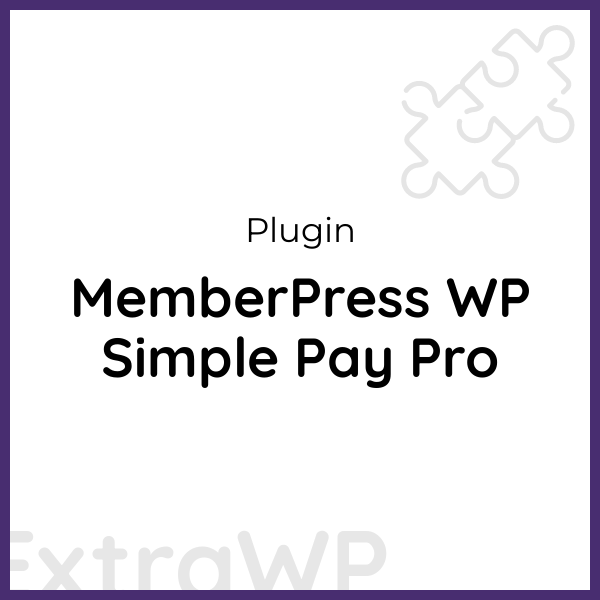 MemberPress WP Simple Pay Pro