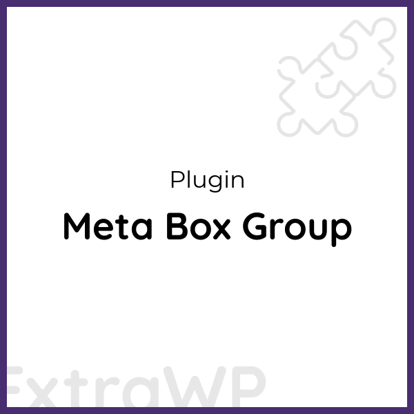 Meta Box Group