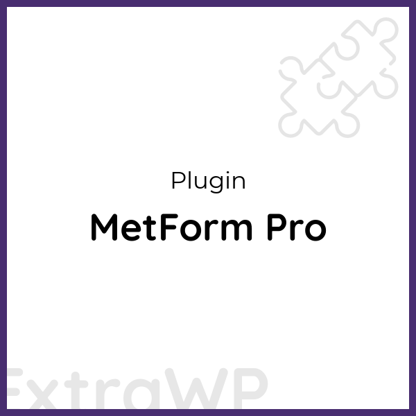 MetForm Pro
