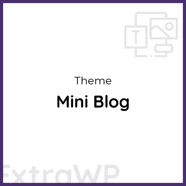 Mini Blog