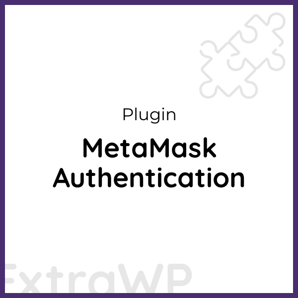 MetaMask Authentication