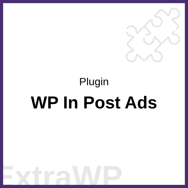 WP In Post Ads