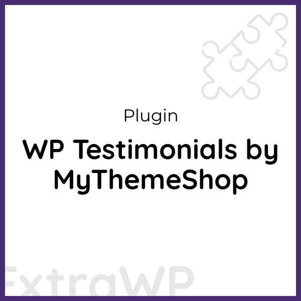 WP Testimonials by MyThemeShop
